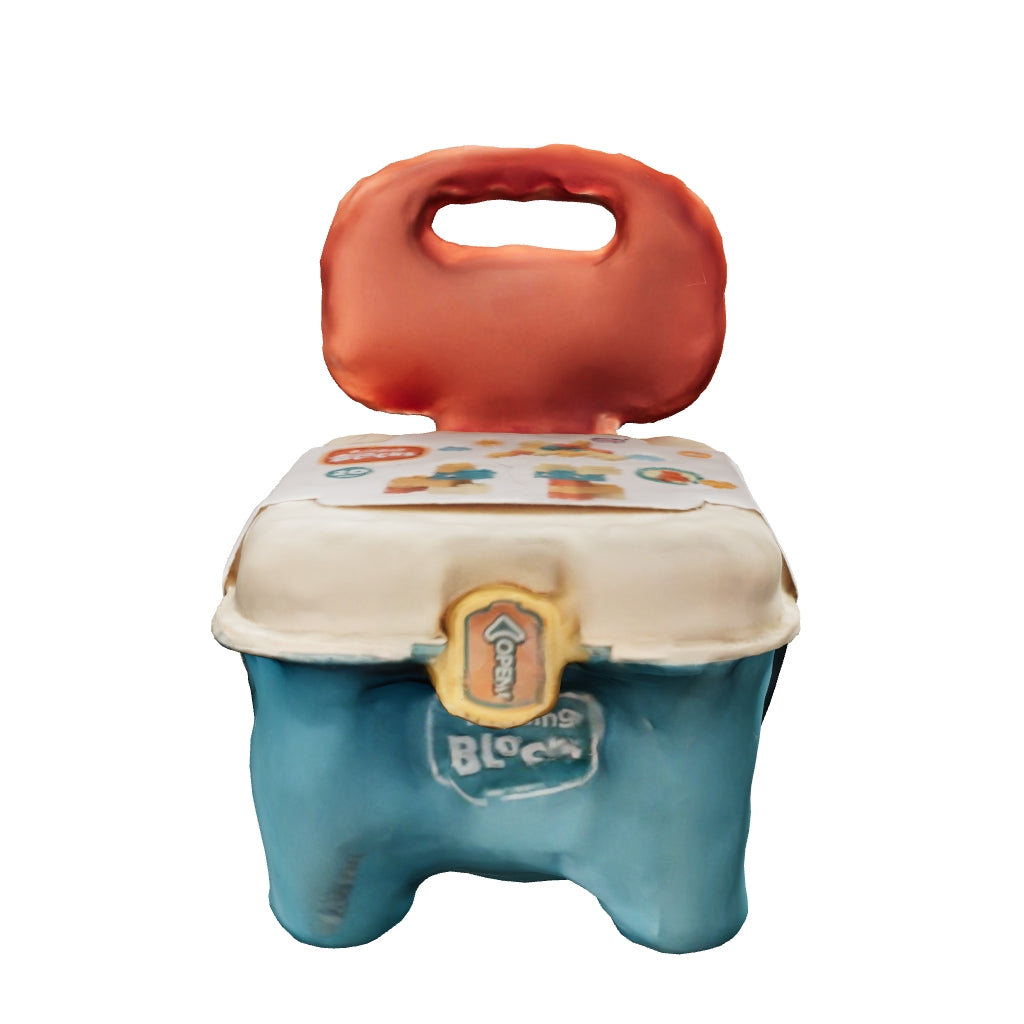 Tabouret Enfant Coffre à Jouets 2 en 1